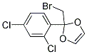 2-(BROMOMETHYL)-2-(2,4-DICHLOROPHENYL)-1,3-DIOXOL Struktur