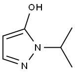 1-ISOPROPYL-5-HYDROXYPYRAZOL Struktur