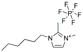 1-HEXYL-2,3-DIMETHYLIMIDAZOLIUM HEXAFLUOROPHOSPHATE Struktur