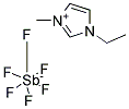 1-ETHYL-3-METHYLIMIDAZOLIUM HEXAFLUOROANTIMONATE Struktur