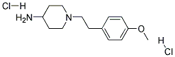 1-[2-(4-METHOXYPHENYL)ETHYL]-4-PIPERIDINAMINE, DIHYDROCHLORIDE Struktur