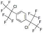 1,4-DI[1-CHLORO-2,2,2-TRIFLUORO-1-(TRIFLUOROMETHYL)ETHYL]BENZENE Struktur