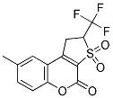 1,2-DIHYDRO-8-METHYL-2-(TRIFLUOROMETHYL)-THIENO-[2,3-C]-CHROMEN-3,3,4-TRIONE Struktur