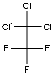 1,1-DICHLORO-2,2,2-TRIFLUOROETHYL CHLORO Struktur