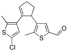 1-(2-METHYL-5-CHLORO-3-THIENYL)-5-(2-METHYL-5-FORMYL-3-THIENYL) CYCLOPENTENE Struktur