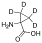 1-AMINOCYCLOPROPANE-1-CARBOXYLIC*ACID-D4 Struktur