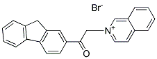 1-(9H-2-FLUORENYL)-2-(2-ISOQUINOLINIUMYL)-1-ETHANONE BROMIDE, TECH Struktur