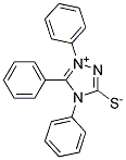 1,4,5-TRIPHENYL-4H-1,2,4-TRIAZOL-1-IUM-3-THIOLATE, TECH Struktur