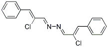 1,2-DI(2-CHLORO-3-PHENYLPROP-2-ENYLIDENE)HYDRAZINE, TECH Struktur