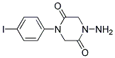 1-AMINO-4-(4-IODOPHENYL)PIPERAZINE-2,5-DIONE, TECH Struktur