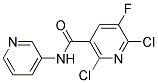 2,6-DICHLORO-5-FLUORO-N-PYRIDIN-3-YLNICOTINAMIDE, TECH Struktur