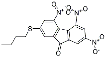 2-(BUTYLTHIO)-4,5,7-TRINITRO-9H-FLUOREN-9-ONE Struktur