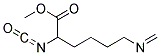 2-ISOCYANATO-6-METHYLENEAMINO-HEXANOIC ACID METHYLESTER Struktur