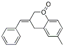 2,3-DIHYDRO-6-METHYL-3-(PHENYLMETHYLENE)-4H-1-BENZOPYRAN-1-ONE Struktur