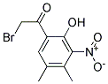 2-BROMO-1-(2-HYDROXY-4,5-DIMETHYL-3-NITRO-PHENYL)-ETHANONE Struktur