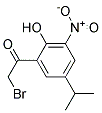 2-BROMO-1-(2-HYDROXY-5-ISOPROPYL-3-NITROPHENYL)-ETHANONE Struktur