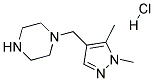 1-(1,5-DIMETHYL-1H-PYRAZOL-4-YLMETHYL)-PIPERAZINEHYDROCHLORIDE Struktur