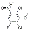 2,4-DICHLORO-5-FLUORO-3-METHOXYNITRO-BENZENE Struktur