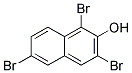 1,3,6-TRIBROMO-2-NAPHTHOL, PRACT Struktur