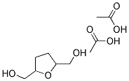 2,5-BISHYDROXYMETHYL TETRAHYDROFURAN DIACETATE Struktur