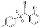 (2-BROMOPHENYL)[(4-METHYLPHENYL)SULPHONYL]ACETONITRILE Struktur