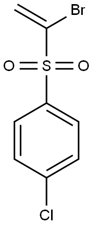 1-BROMOVINYL 4-CHLOROPHENYL SULPHONE Struktur