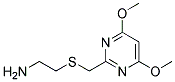 2-[(4,6-DIMETHOXYPYRIMIDIN-2-YL)METHYLTHIO]EHTYLAMINE Struktur