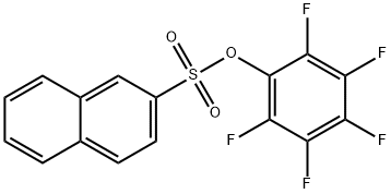 2,3,4,5,6-PENTAFLUOROPHENYL 2-NAPHTHALENESULPHONATE Struktur