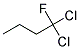 1,1-DICHLORO-1-FLUOROBUTAN Struktur