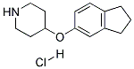 2,3-DIHYDRO-1H-INDEN-5-YL 4-PIPERIDINYL ETHERHYDROCHLORIDE Struktur