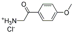 2-(4-METHOXY-PHENYL)-2-OXO-ETHYL-AMMONIUM, CHLORIDE Struktur