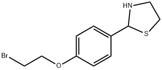 2-BROMOETHYL 4-(1,3-THIAZOLAN-2-YL)PHENYL ETHER Struktur