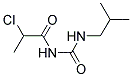 2-CHLORO-N-[(ISOBUTYLAMINO)CARBONYL]PROPANAMIDE Struktur