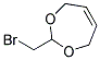 2-BROMOMETHYL-4,7-DIHYDRO-[1,3]DIOXEPINE Struktur