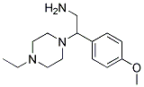 2-(4-ETHYL-PIPERAZIN-1-YL)-2-(4-METHOXY-PHENYL)-ETHYLAMINE Struktur