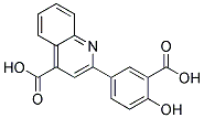 2-(3-CARBOXY-4-HYDROXYPHENYL) QUINOLINE-4-CARBOXYLIC ACID Struktur