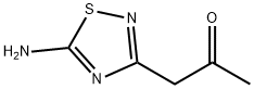 1-(5-AMINO-[1,2,4]THIADIAZOL-3-YL)-PROPAN-2-ONE Struktur