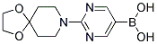 [2-(1,4-DIOXA-8-AZASPIRO[4.5]DEC-8-YL)PYRIMIDIN-5-YL]BORONIC ACID Struktur
