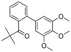 2,2-DIMETHYL-1-(3',4',5'-TRIMETHOXY-BIPHENYL-2-YL)-1-PROPANONE Struktur