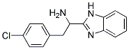 1-(1H-BENZIMIDAZOL-2-YL)-2-(4-CHLOROPHENYL)ETHANAMINE Struktur