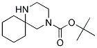 1,4-DIAZA-SPIRO[5.5]UNDECANE-4-CARBOXYLIC ACID TERT-BUTYL ESTER Struktur