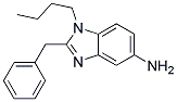 2-BENZYL-1-BUTYL-1H-BENZOIMIDAZOL-5-YLAMINE Struktur