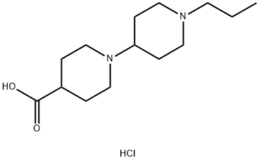 1'-PROPYL-[1,4']BIPIPERIDINYL-4-CARBOXYLIC ACID DIHYDROCHLORIDE Struktur