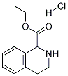 1,2,3,4-TETRAHYDRO-ISOQUINOLINE-1-CARBOXYLIC ACID ETHYL ESTER HYDROCHLORIDE Struktur