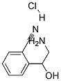 2-(2-AMINO-1-HYDROXY-ETHYL)-BENZONITRILE HYDROCHLORIDE Struktur