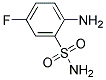 2-AMINO-5-FLUOROBENZENESULPHONAMIDE Struktur