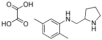 2,5-DIMETHYL-N-(PYRROLIDIN-2-YLMETHYL)ANILINE OXALATE Struktur