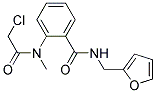 2-[(CHLOROACETYL)(METHYL)AMINO]-N-(2-FURYLMETHYL)BENZAMIDE Struktur