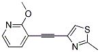 2-METHOXY-3-(2-METHYL-THIAZOL-4-YLETHYNYL)-PYRIDINE Struktur