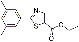 2-(3,5-DIMETHYL-PHENYL)-THIAZOLE-5-CARBOXYLIC ACID ETHYL ESTER Struktur